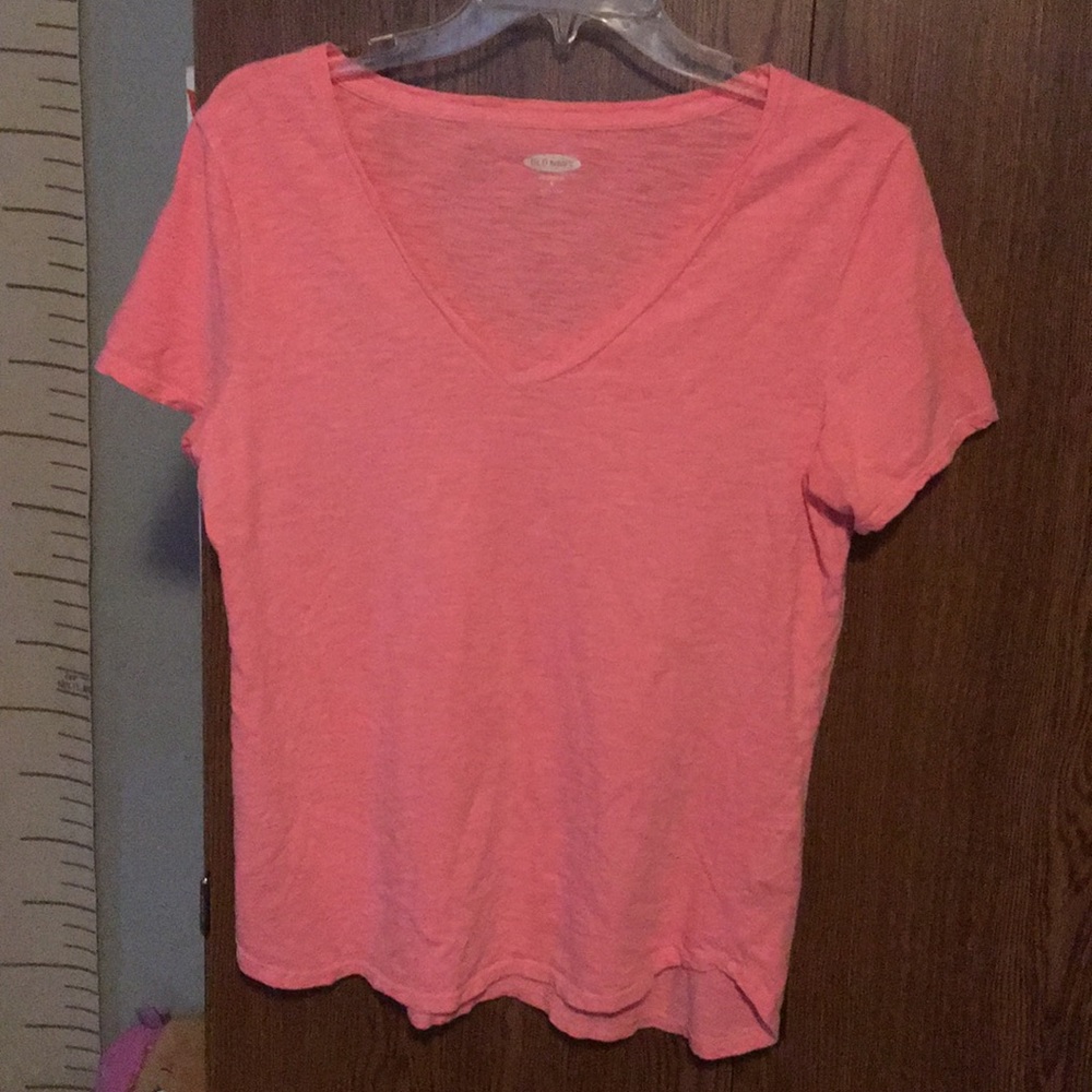 Hot pink old navy shirt